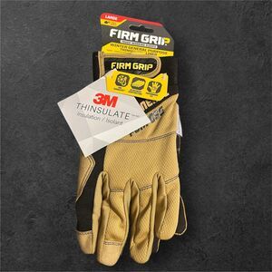 Firm Grip Size Large Winter General Purpose Gloves with 3M Thinsulate Liner